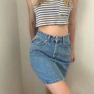 Eve Designer Denim Skirt